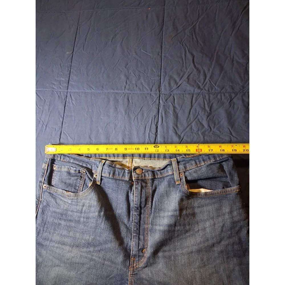 Levis 502 Taper Mens Blue‎ Denim Jeans 40x32 Medium Wash Regular Fit 5163